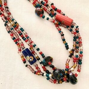 Multicolor Beaded Necklace